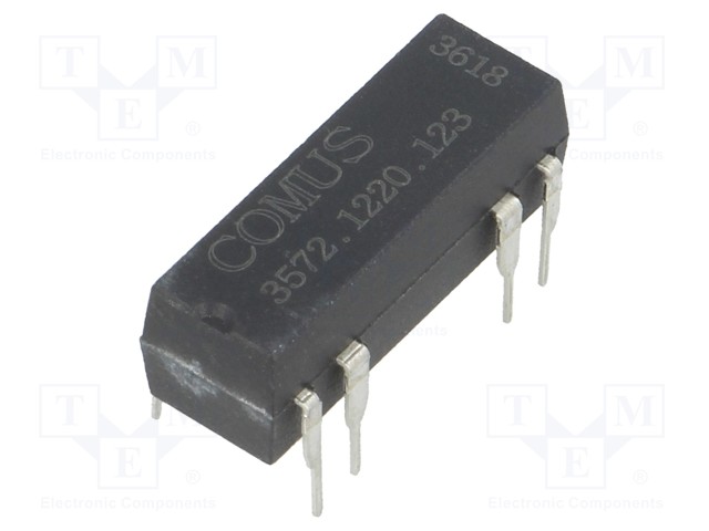 Relay: reed; DPST-NO; Ucoil: 12VDC; 500mA; max.150VDC; 10W; THT