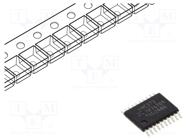 IC: digital; 3-state,octal,D-latch transparent; Channels: 8; CMOS