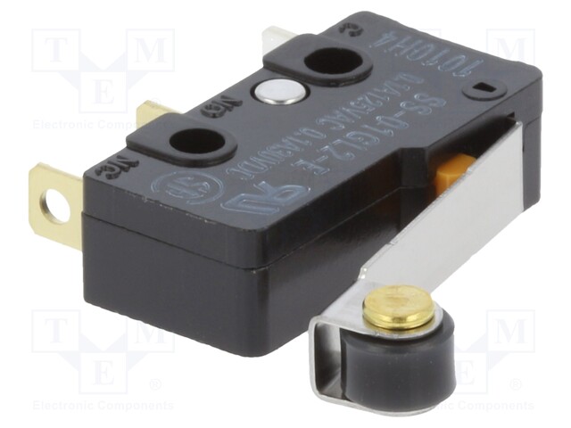 Microswitch SNAP ACTION; with lever (with roller); SPDT; Pos: 2