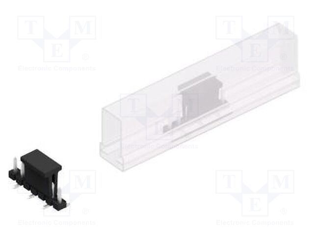 Connector: pin strips; pin header; male; PIN: 7; 2.54mm; SMT; 1x7