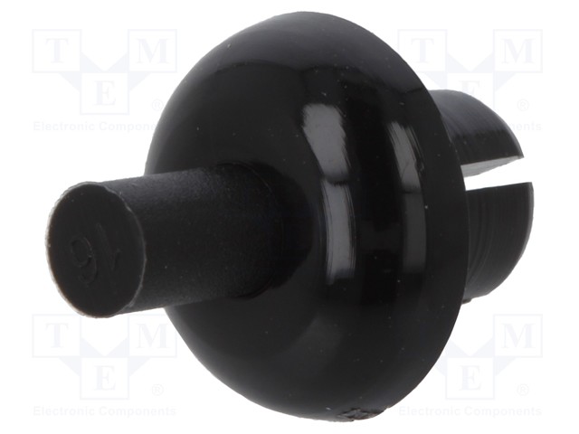 Rivet; polyamide; L.rivet: 5.1mm; Panel cutout diam: 5.1mm
