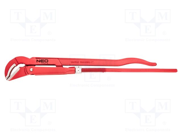 Wrench; adjustable; 2"; Max jaw capacity: 67mm; for pipe gripping