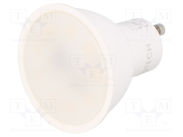 LED lamp; neutral white; GU10; 230VAC; 410lm; 4.9W; 120°; 4000K