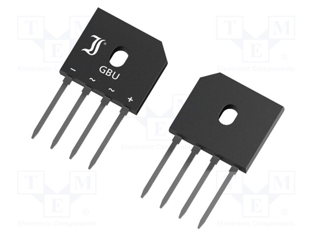 Bridge rectifier: one-phase; Urmax: 100V; Ifsm: 200A; GBU; If: 10A