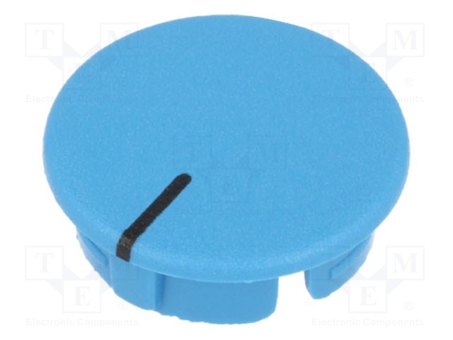 Cap; ABS; blue; push-in; Pointer: black; Application: A2516,A2616
