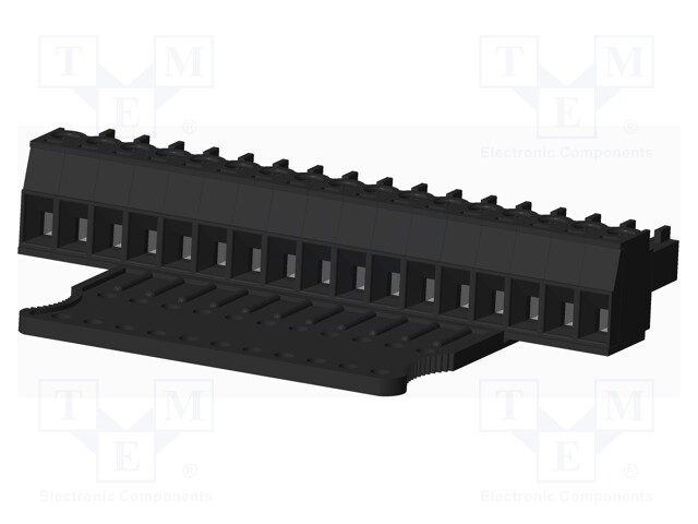 Connector: pluggable terminal block; plug; female; straight; 300V