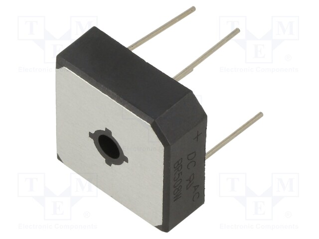 Bridge rectifier: single-phase; Urmax: 800V; If: 50A; Ifsm: 500A