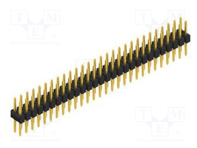 Connector: pin strips; pin header; male; PIN: 56; 2.54mm; THT; 2x28