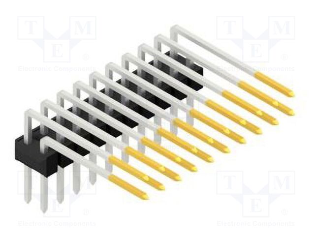 Connector: pin strips; pin header; male; PIN: 20; 2.54mm; THT; 2x10