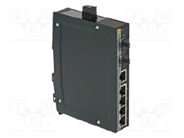 Industrial module: switch Ethernet; unmanaged; 9÷60VDC; RJ45,SC