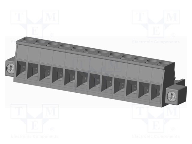 Connector: pluggable terminal block; plug; female; straight; grey