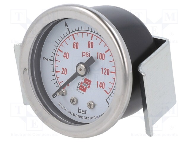 Manometer; 0÷10bar; non-aggressive liquids,inert gases; 40mm