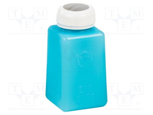 Tool: dosing bottles; blue (bright); polyetylene; 180ml
