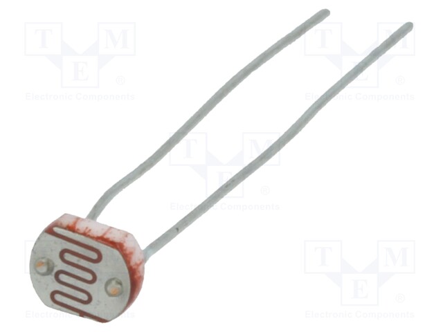 Photoresistor; 100mW; 16÷50kΩ; 540nm; Mounting: THT; 150VDC