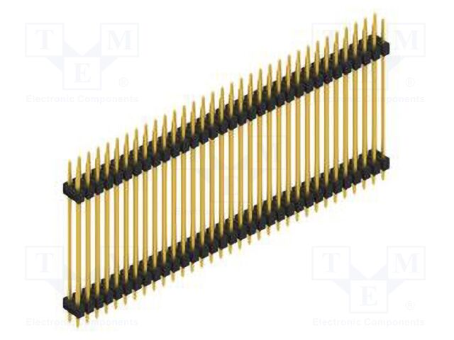 Connector: pin strips; pin header; male; PIN: 66; 2.54mm; THT; 2x33