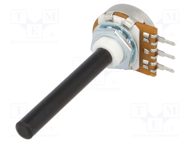 Potentiometer: shaft; single turn; 4.7MΩ; ±20%; 0.4W; linear; 6mm