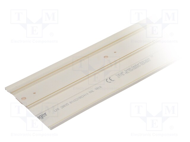 Wiring duct; white; PVC; L: 20m; -5÷60°C; Dim: 20x35mm; IP40