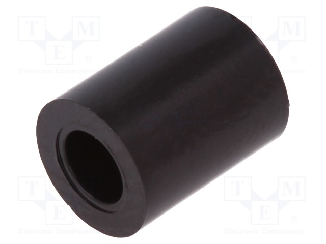 Spacer sleeve; cylindrical; polystyrene; L: 9mm; Øout: 7mm; 70°C