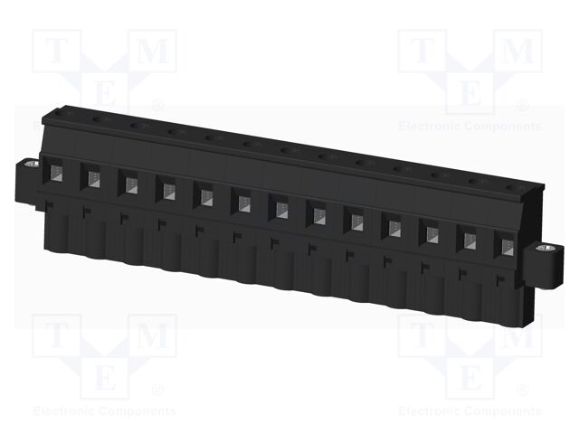 Connector: pluggable terminal block; plug; female; angled 90°