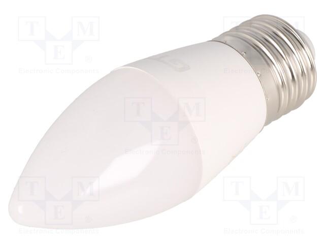 LED lamp; neutral white; E27; 230VAC; 260lm; 3W; 160°; 4000K