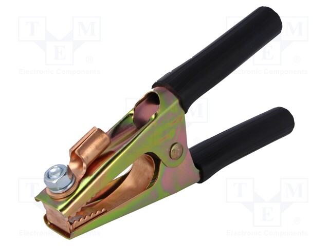 Crocodile clip; 500A; Grip capac: max.45mm; Overall len: 190mm