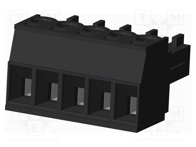 Connector: pluggable terminal block; plug; female; straight; 300V