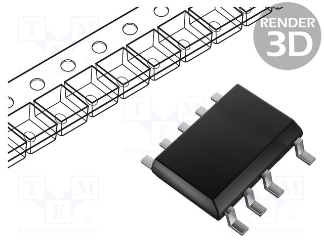 IC: PMIC; AC/DC switcher,SMPS controller; 59.4÷145kHz; eSOP8-12B