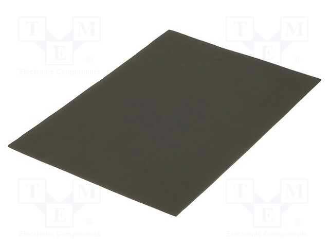 Heat transfer pad: ceramic silicone; L: 297mm; W: 210mm; grey
