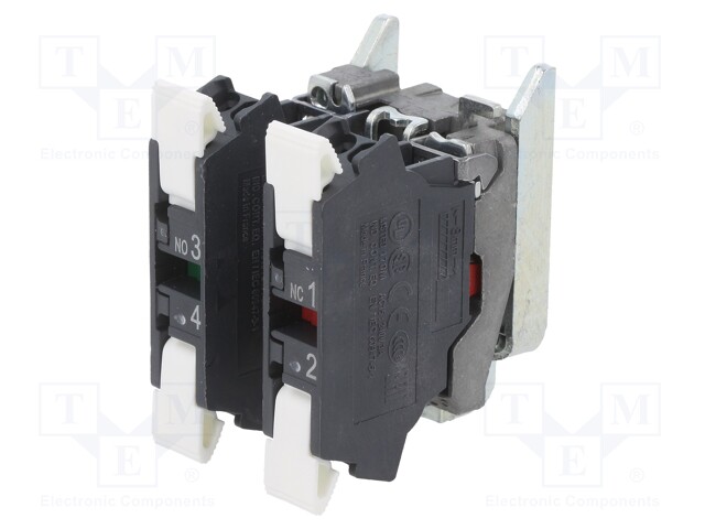 Contact block; 22mm; Harmony XB4; -25÷70°C; front fixing
