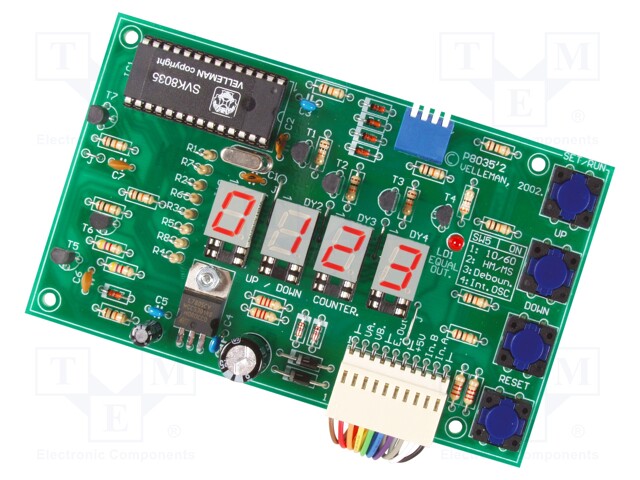 Pulse counter; 9÷12VDC; 9/9VAC