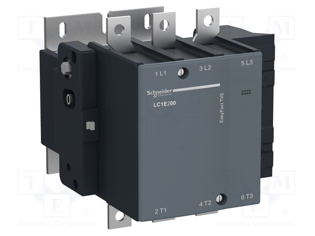 Contactor: 3-pole; NO x3; 220VAC; 200A; DIN,on panel; EasyPact TVS