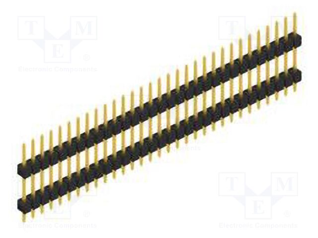 Connector: pin strips; pin header; male; PIN: 31; 2.54mm; THT; 1x31