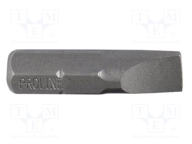 Screwdriver bit; slot; Overall len: 25mm; 2pcs.