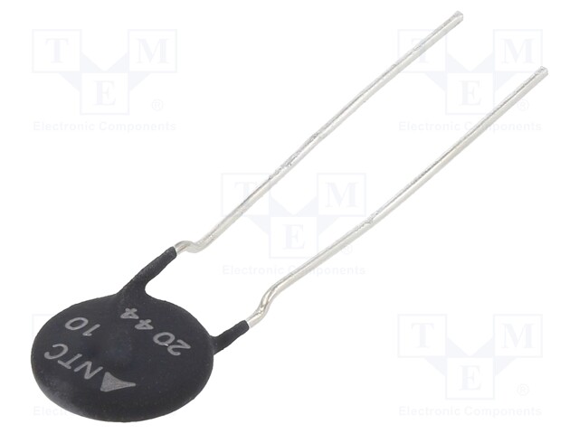 Thermistor, ICL NTC, 10 ohm, -20% to +20%, Radial Leaded, B57211P0 Series