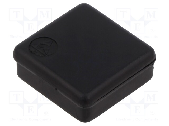 Bin; ESD; 35x35x11mm; Features: conductive; black