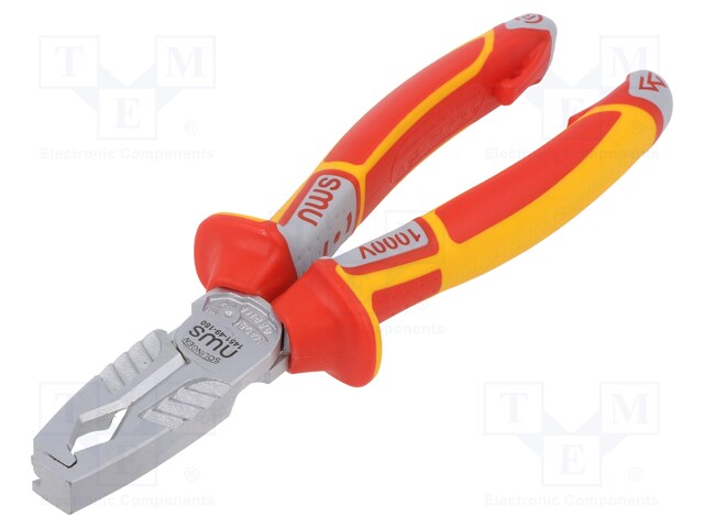 Stripping tool; 0.5÷10mm2; Wire: round; 180mm