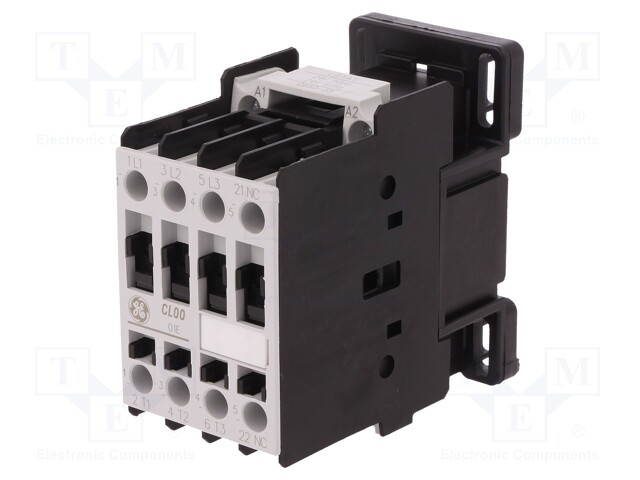 Contactor: 3-pole; NO x3; Auxiliary contacts: NC; 24VAC; 9A; CL