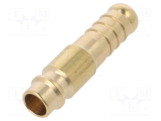 Plug-in nozzle EURO; with bushing; brass; Connection: 9mm