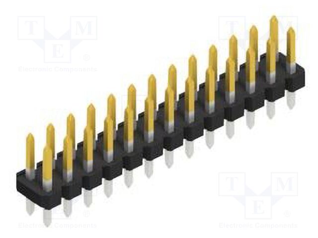 Connector: pin strips; pin header; male; PIN: 26; 2.54mm; THT; 2x13