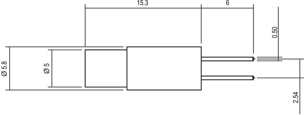 LED lamp; yellow; 12VDC; No.of diodes: 1; -30÷75°C; 5mm; Body: black