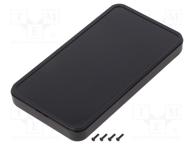Enclosure: multipurpose; X: 63mm; Y: 115mm; Z: 12mm; CS; ABS; black