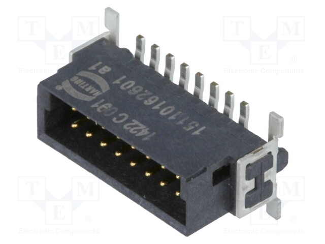 Connector: PCB to PCB; male; PIN: 16; 1.27mm; Series: har-flex; 2.3A