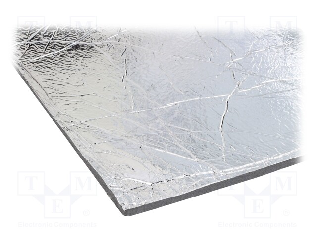 Damping mat; Mat: polyurethane; 950x930x10mm; self-adhesive