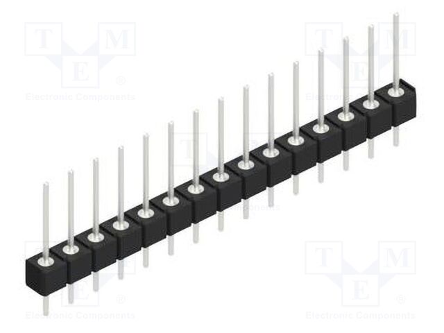 Connector: pin strips; pin header; male; PIN: 15; 2.54mm; THT; 1x15