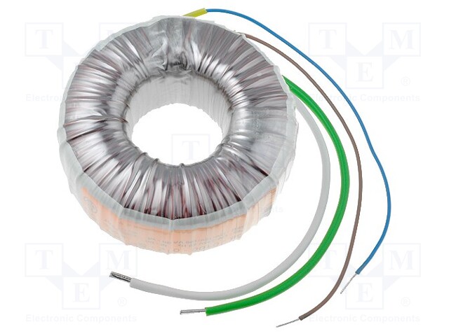 Transformer: toroidal; 80VA; 230VAC; 12V; 6.667A; 0.89kg; Ø: 80mm