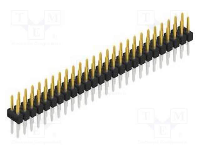 Connector: pin strips; pin header; male; PIN: 52; 2.54mm; THT; 2x26