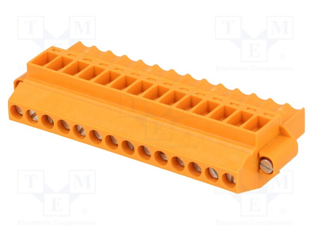 Pluggable terminal block; 3.5mm; ways: 14; angled 90°; plug; 320V