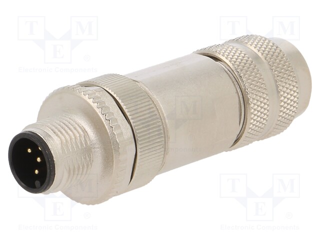 Plug; M12; PIN: 5; male; A code-DeviceNet / CANopen; for cable