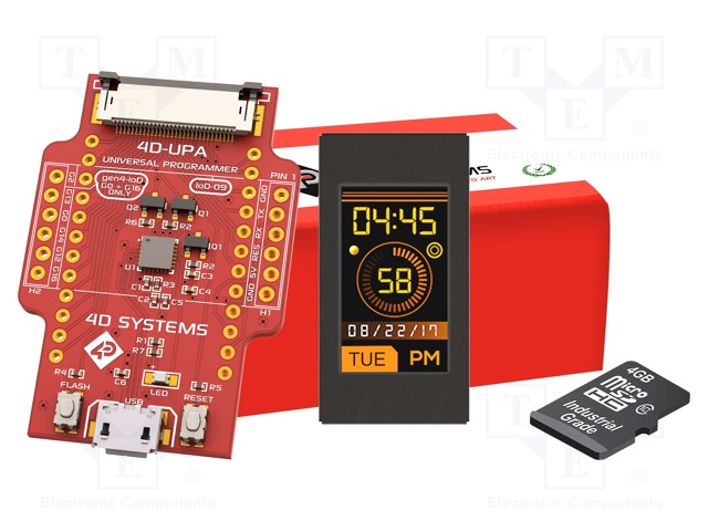Dev.kit: with display; TFT; 0.9"; 80x160; Display: graphical; 500: 1