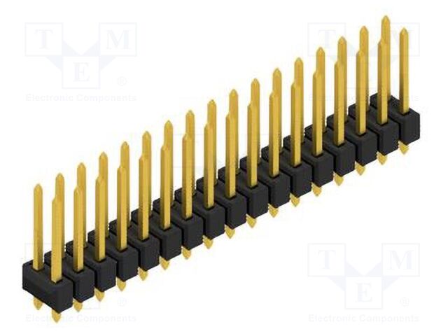 Connector: pin strips; pin header; male; PIN: 34; 2.54mm; THT; 2x17